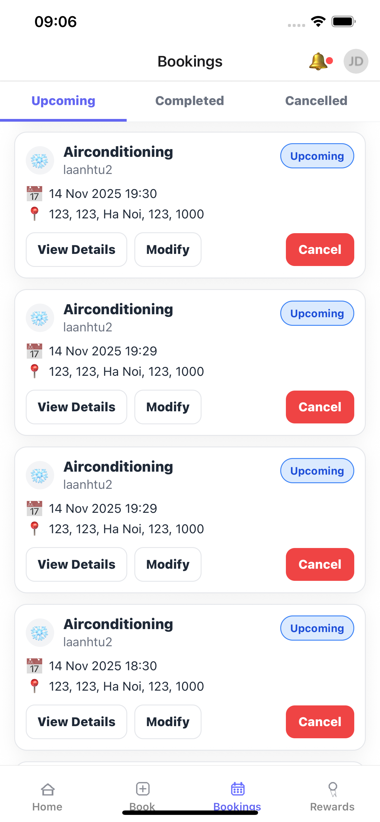 Every Service app screenshot