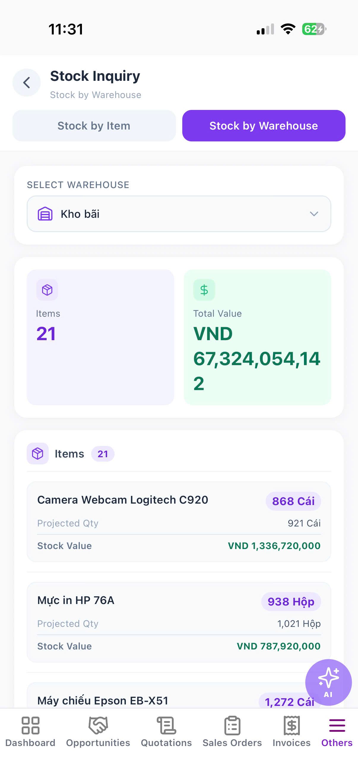 Ben One app screenshot