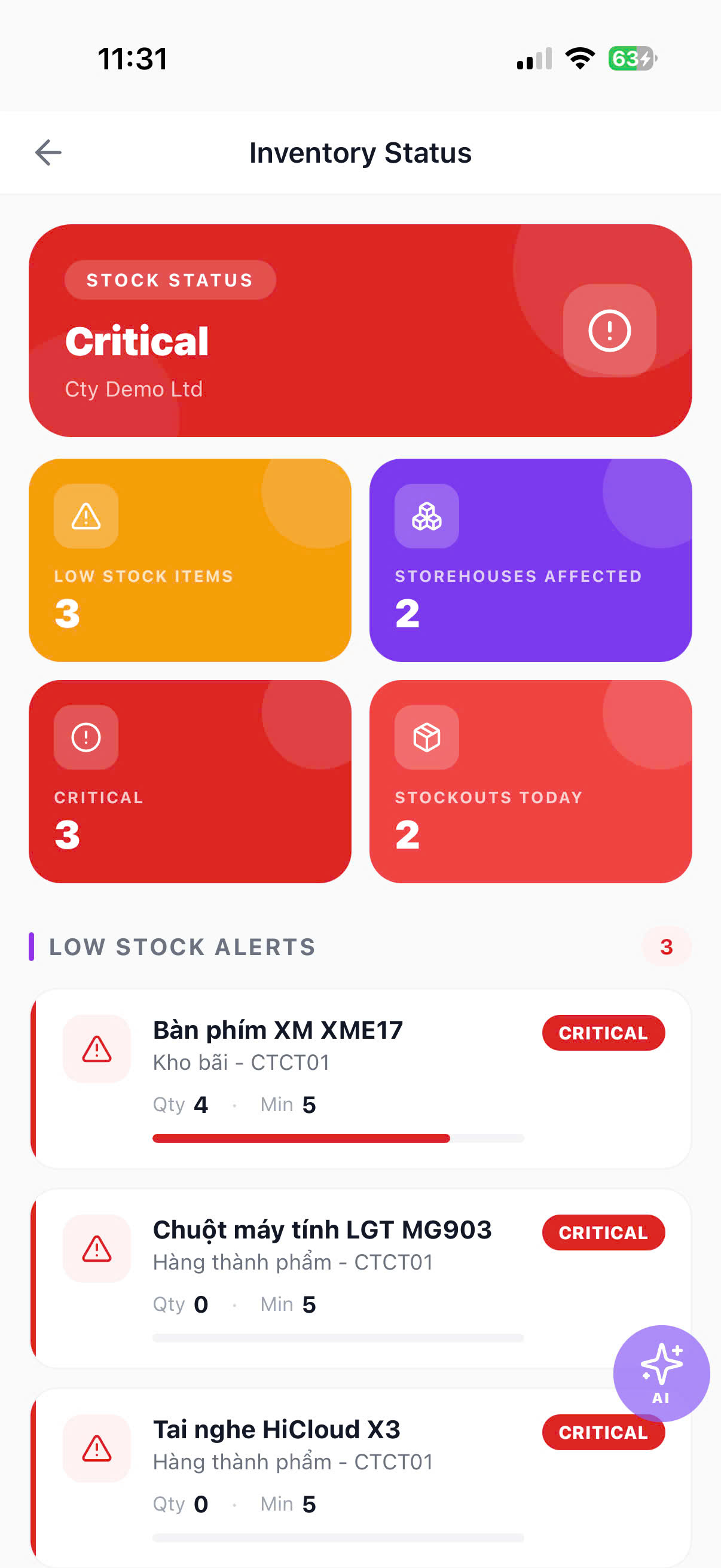 Ben One app screenshot
