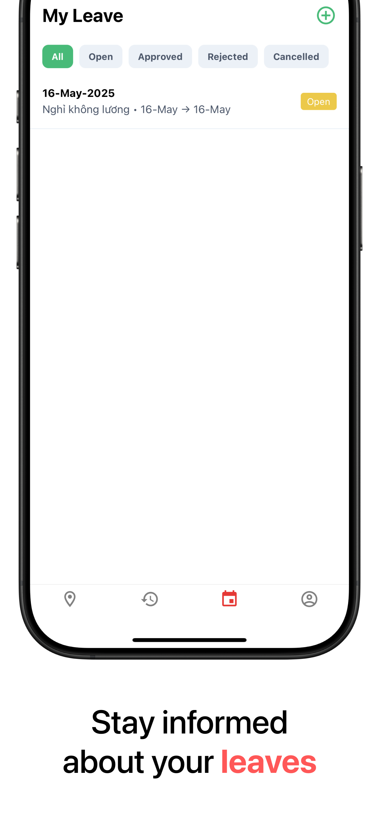 Ben Employee app screenshot