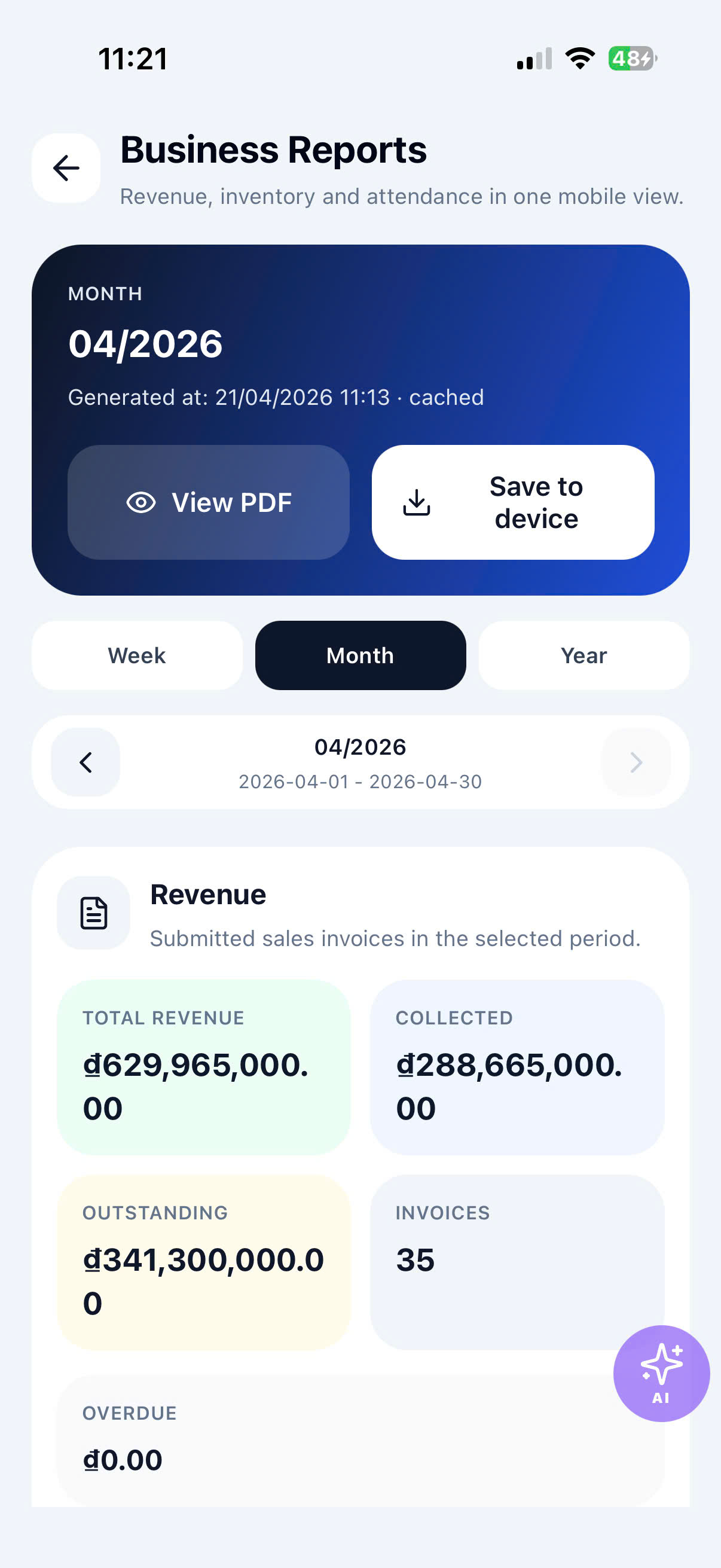Ben One app screenshot